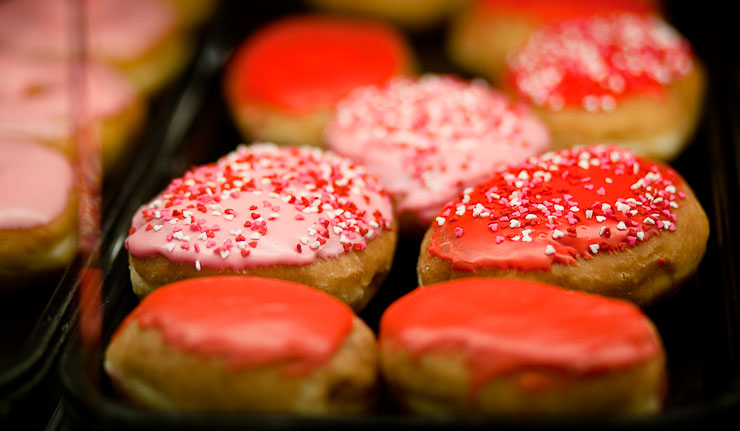 Thirty Days - Day 12 - Valentine's Day Doughnuts