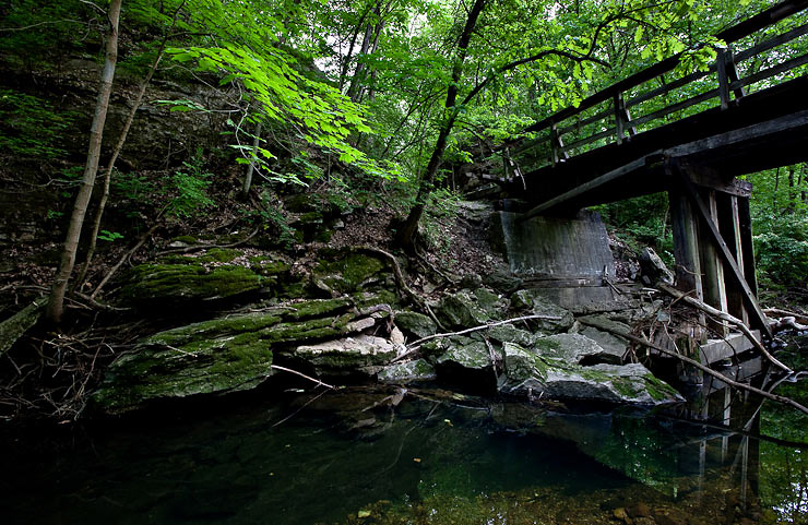 Bridge over the Flat Branch Creek